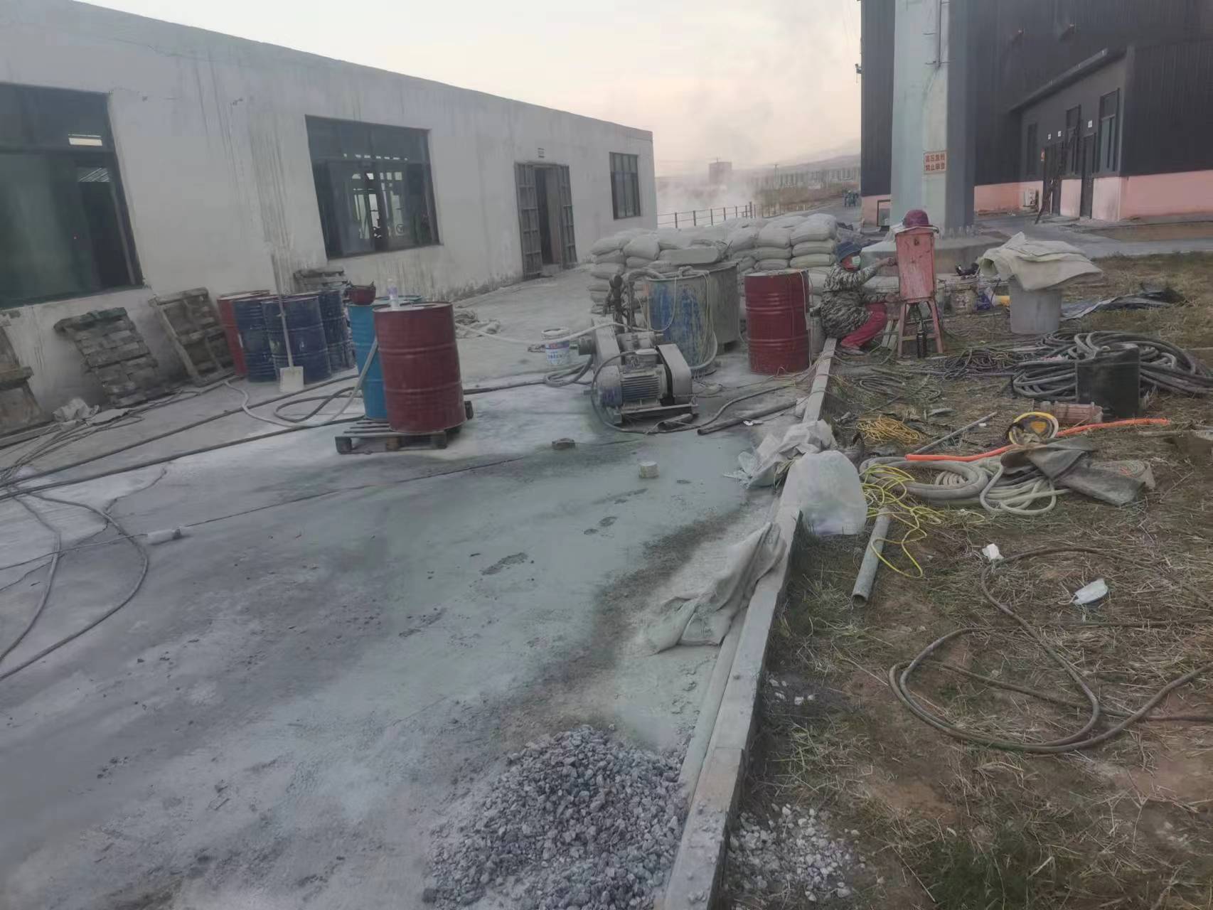 平乐厂房地基沉降注浆