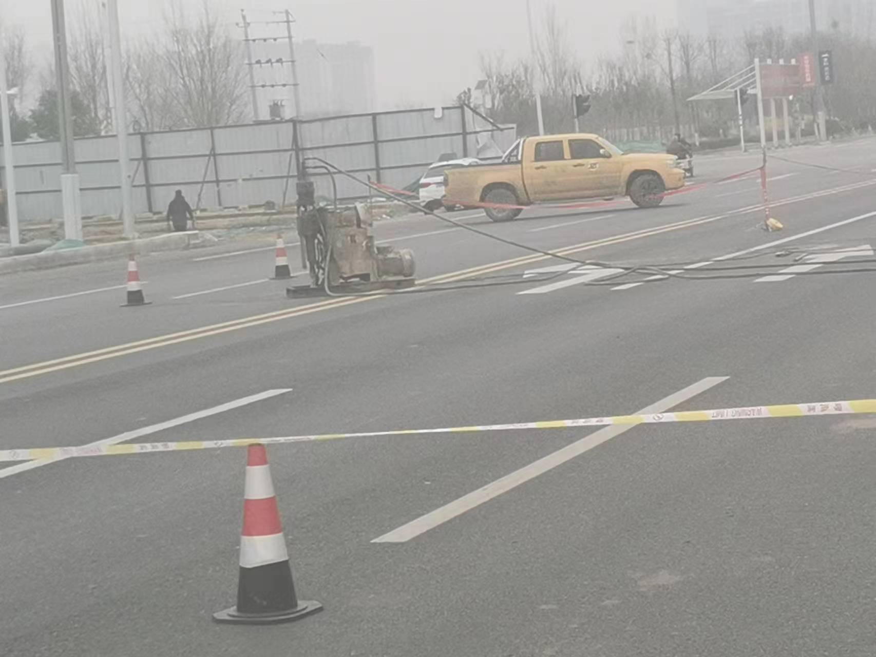 平乐公路路基沉陷注浆